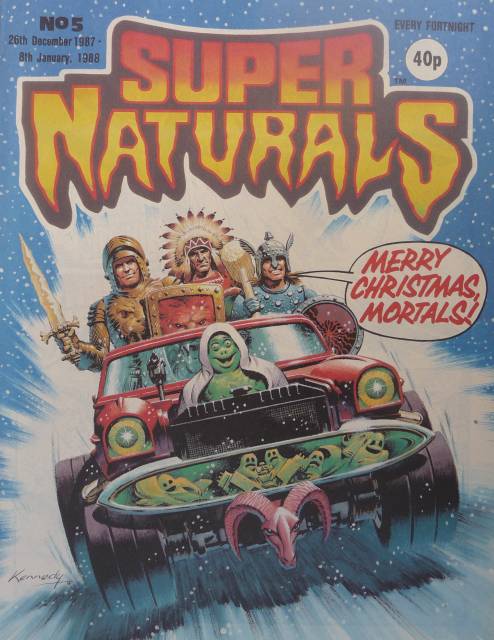 Super Naturals ##5 - 12 December 1987 comic cover