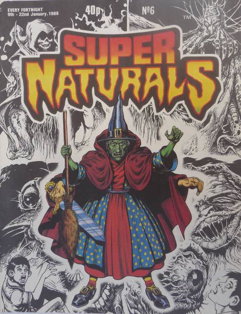 Super Naturals ##6 - 26 December 1987 comic cover
