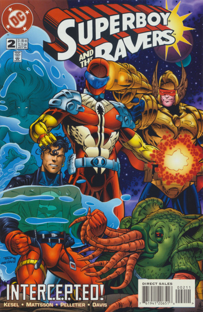Superboy And the Ravers #2 comic cover