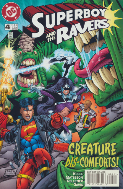 Superboy And the Ravers #4 comic cover