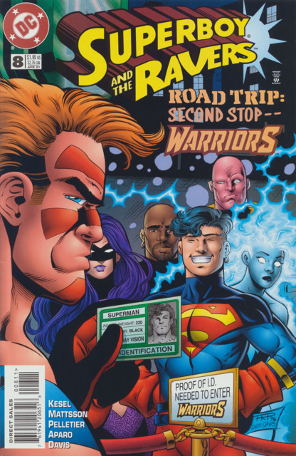 Superboy And the Ravers #8 comic cover