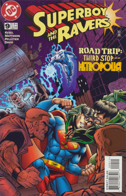 Superboy And the Ravers #9 comic cover