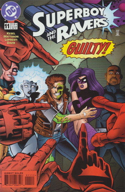 Superboy And the Ravers #11 comic cover