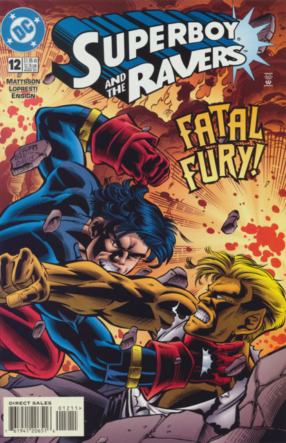 Superboy And the Ravers #12 comic cover