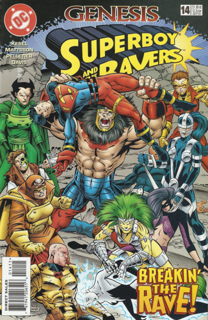 Superboy And the Ravers #14 comic cover