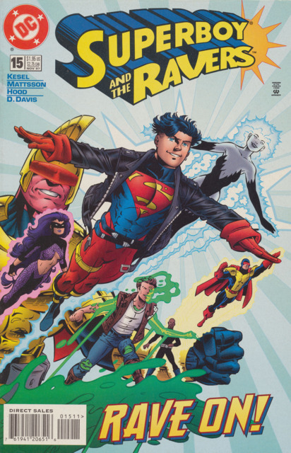 Superboy And the Ravers #15 comic cover