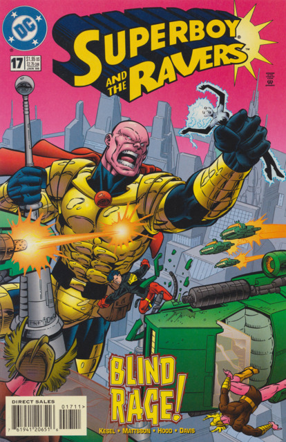 Superboy And the Ravers #17 comic cover