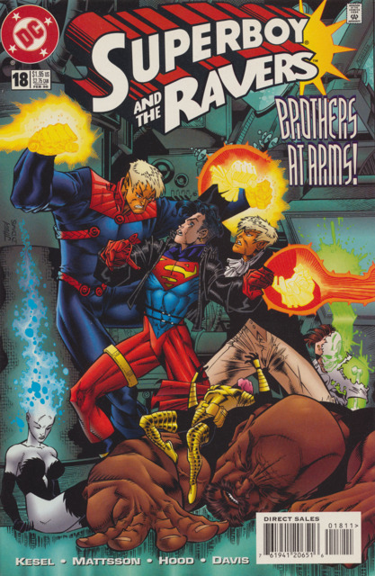 Superboy And the Ravers #18 comic cover
