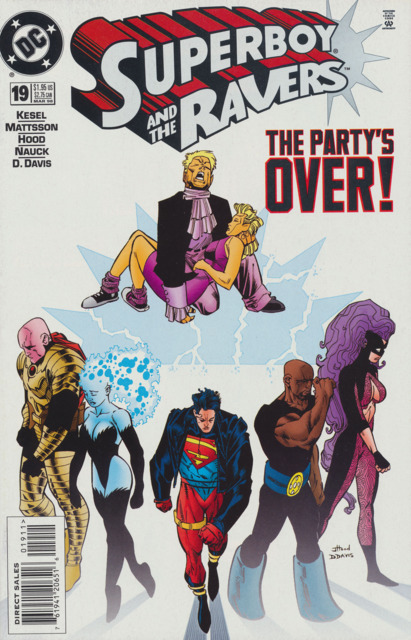 Superboy And the Ravers #19 comic cover