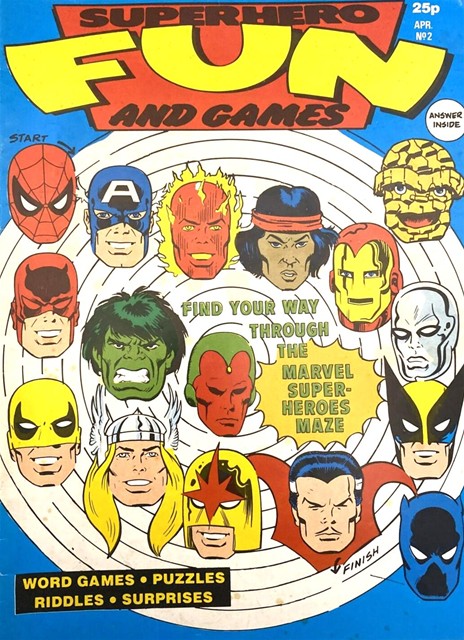 Superhero Fun & Games #2 comic cover