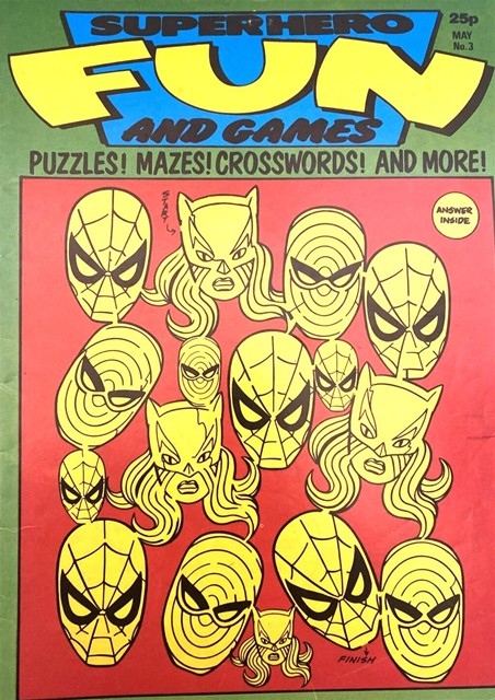 Superhero Fun & Games #3 comic cover