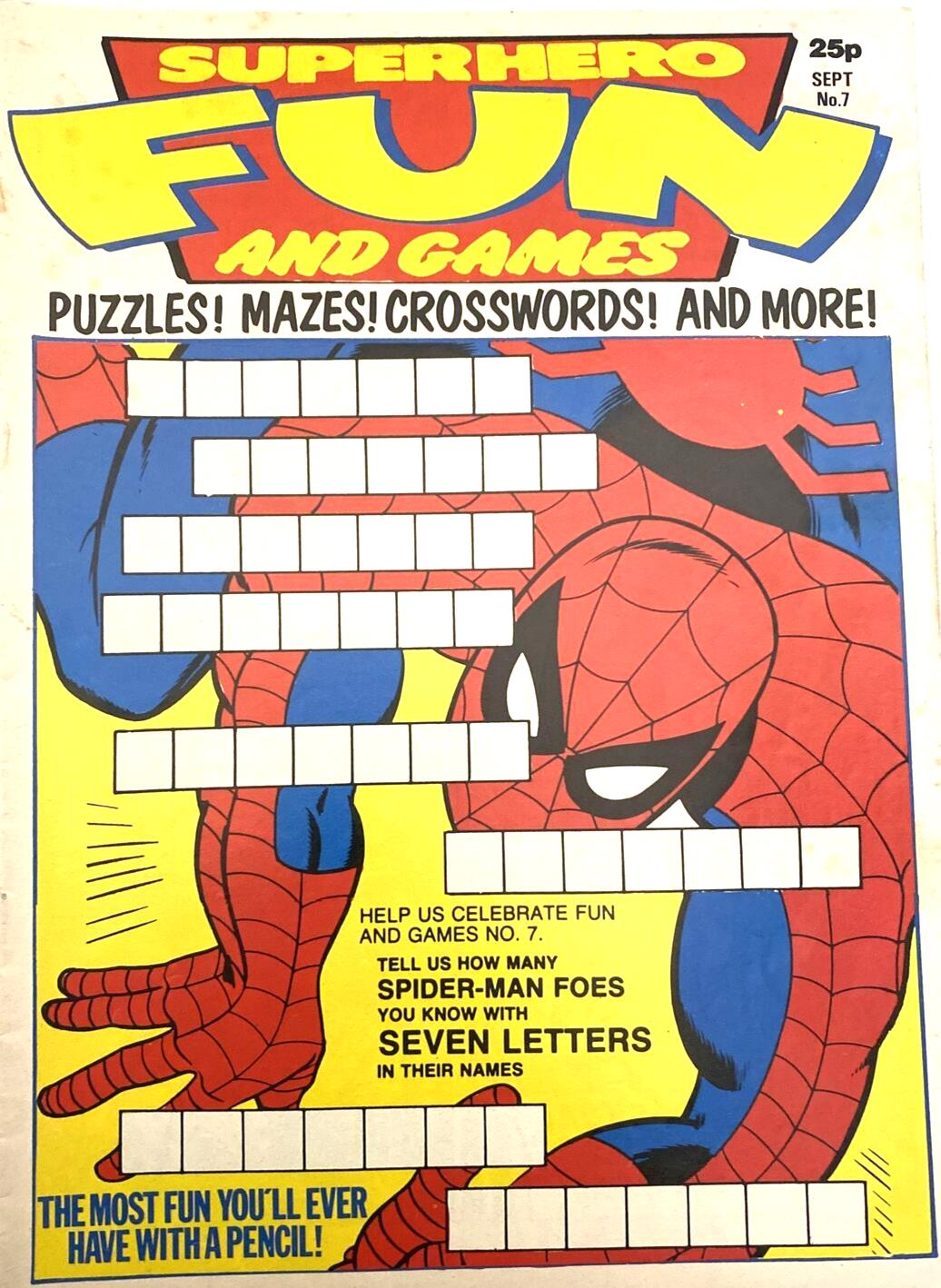 Superhero Fun & Games #7 comic cover