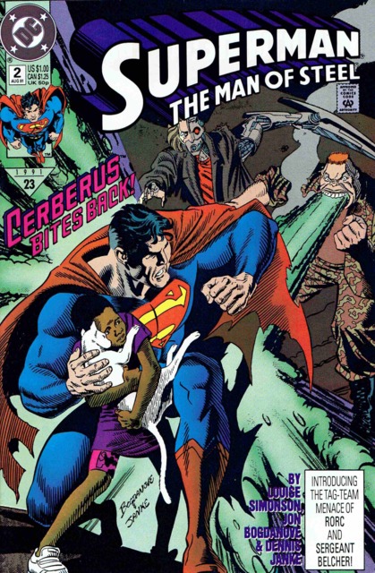 Superman Man of Steel #2 comic cover