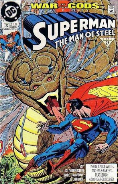 Superman Man of Steel #3 comic cover