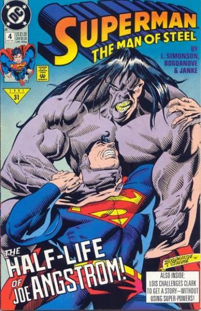 Superman Man of Steel #4 comic cover