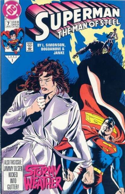 Superman Man of Steel #7 comic cover
