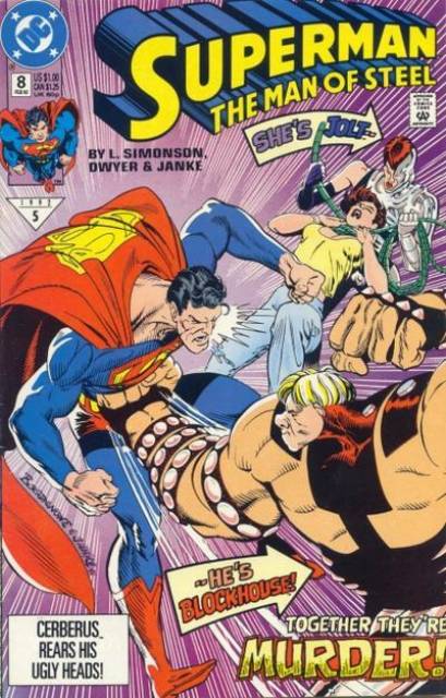 Superman Man of Steel #8 comic cover