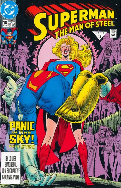 Superman Man of Steel #10 comic cover