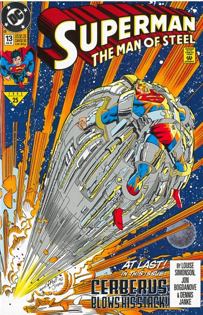 Superman Man of Steel #13 comic cover