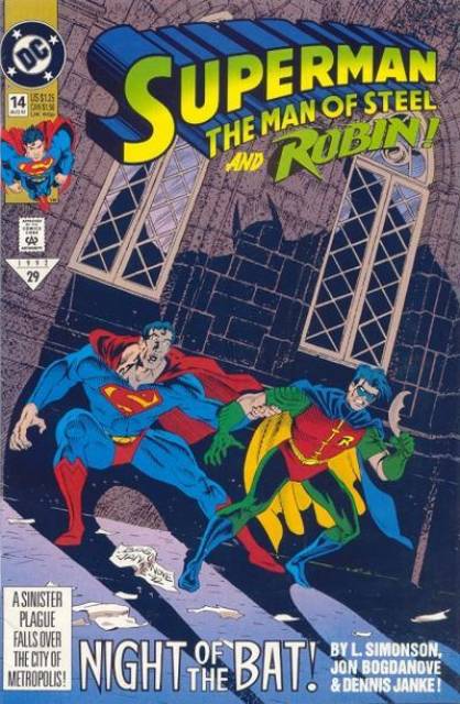Superman Man of Steel #14 comic cover