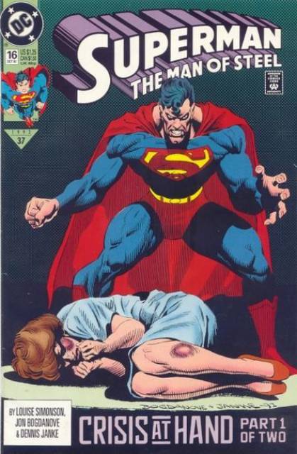 Superman Man of Steel #16 comic cover