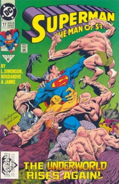 Superman Man of Steel #17 comic cover
