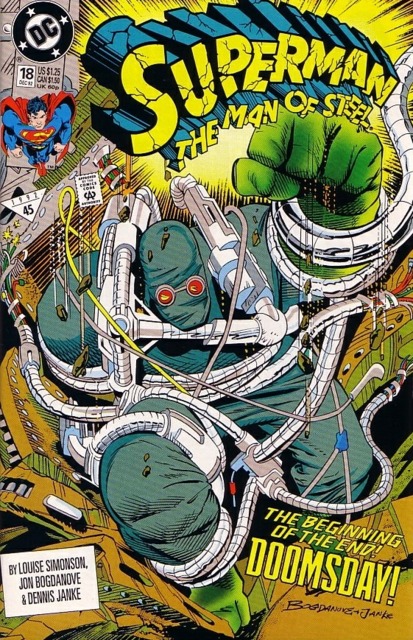 Superman Man of Steel #18 comic cover