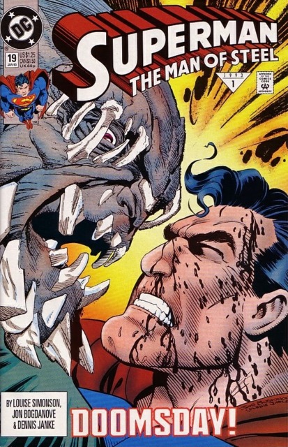 Superman Man of Steel #19 comic cover