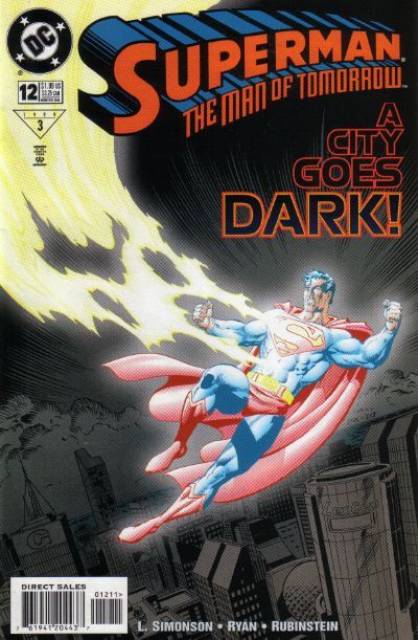 Superman Man of Tomorrow #12 comic cover