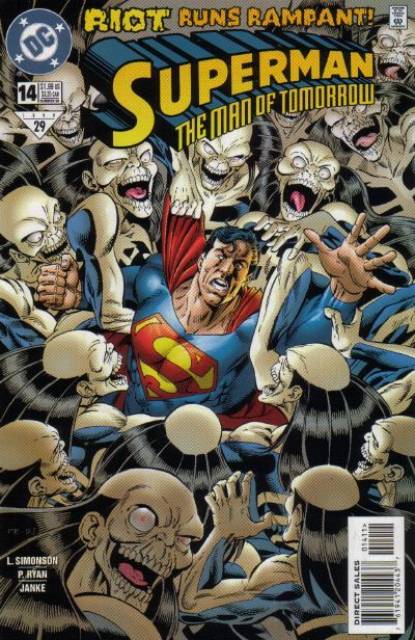 Superman Man of Tomorrow #14 comic cover