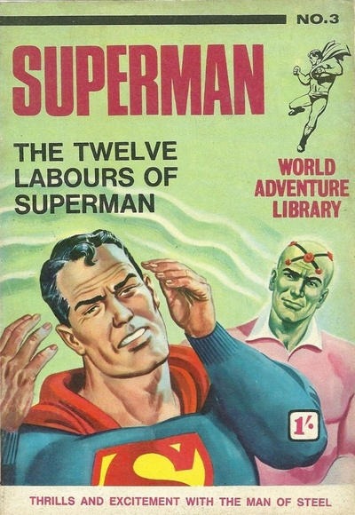 Superman World Adventure Library #3 comic cover