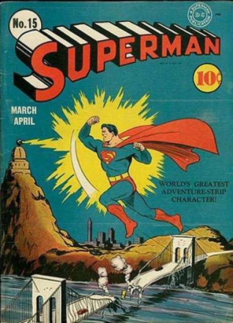 Superman #15 comic cover