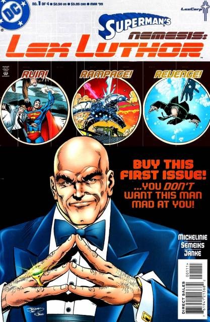 Supermans Nemesis Lex Luthor #1 comic cover