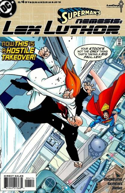 Supermans Nemesis Lex Luthor #4 comic cover