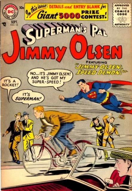 Superman's Pal Jimmy Olsen #15 comic cover
