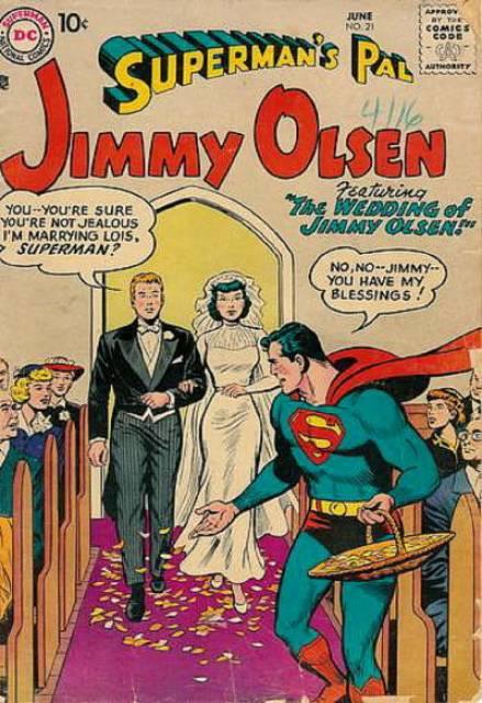 Superman's Pal Jimmy Olsen #21 comic cover