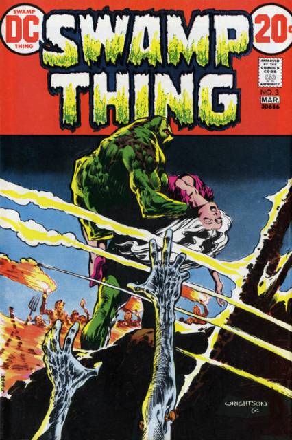 Swamp Thing Vol 1 #3 comic cover