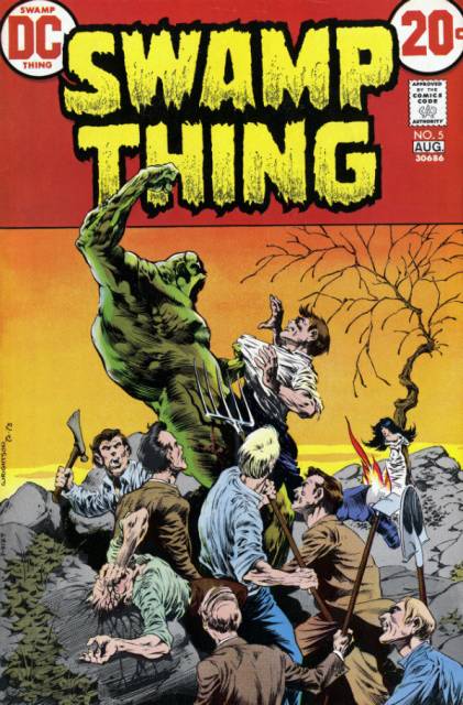 Swamp Thing Vol 1 #5 comic cover