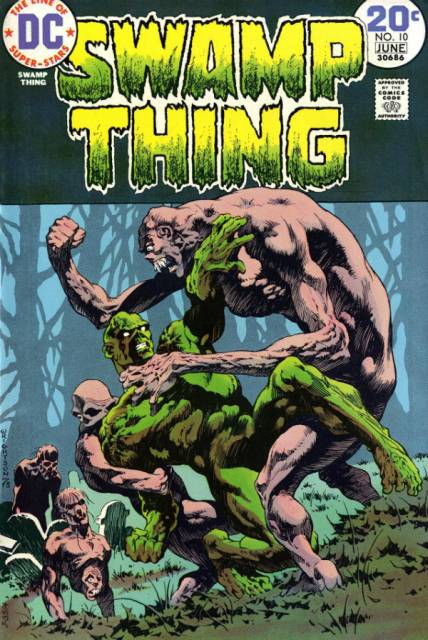 Swamp Thing Vol 1 #10 comic cover