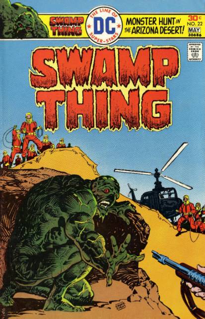 Swamp Thing Vol 1 #22 comic cover