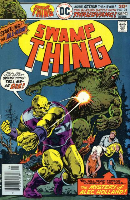 Swamp Thing Vol 1 #24 comic cover