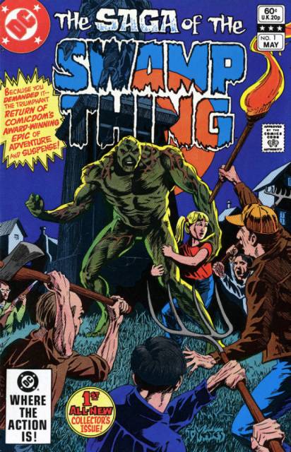 Saga of Swamp Thing #1 comic cover