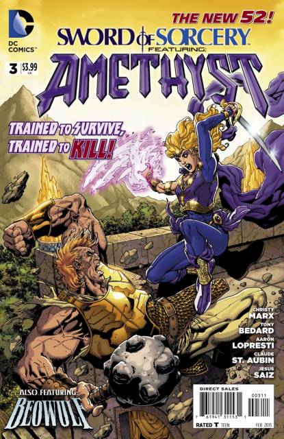 Sword of Sorcery Amethyst #3 comic cover
