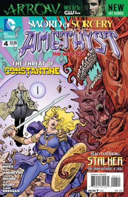 Sword of Sorcery Amethyst #4 comic cover