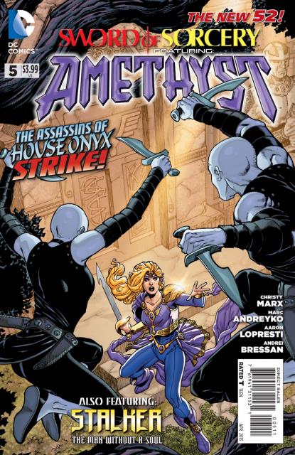 Sword of Sorcery Amethyst #5 comic cover