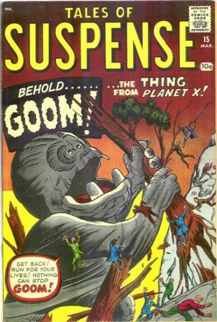 Tales of Suspence #15 comic cover