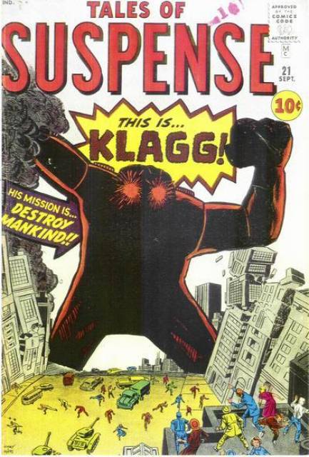 Tales of Suspence #21 comic cover