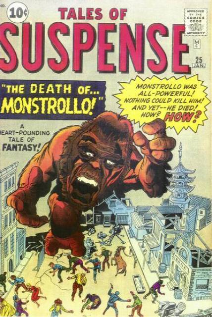 Tales of Suspence #25 comic cover
