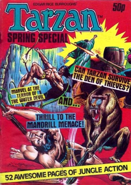 Tarzan Spring Special 1980 comic cover