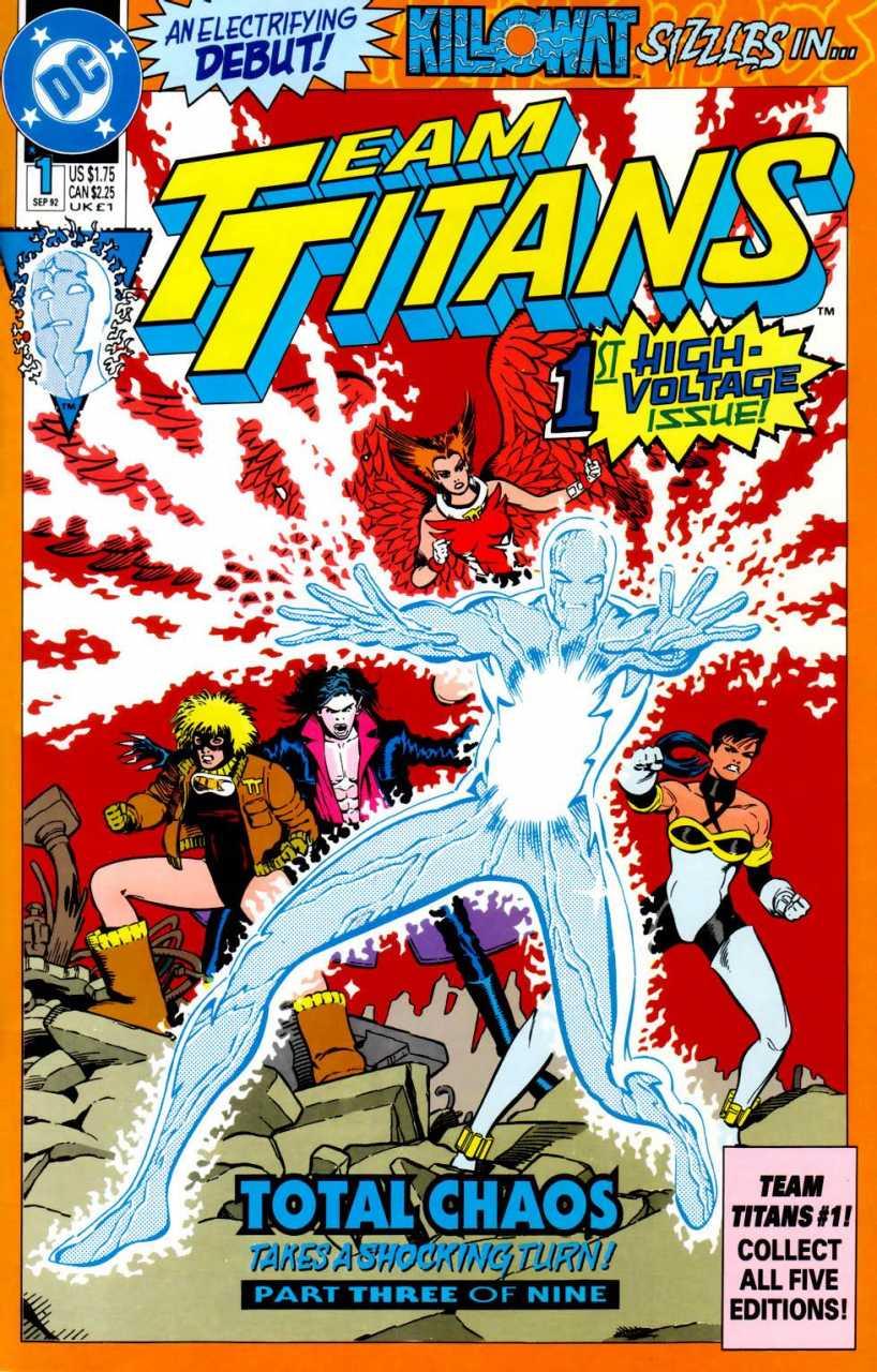 Team Titans #1 Kilowat Variant comic cover